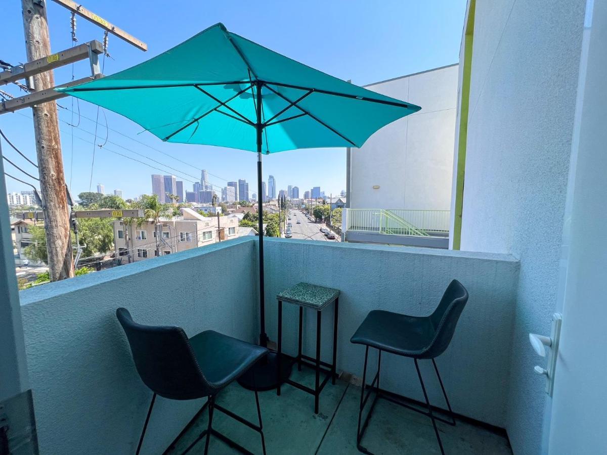 Apartahotel Downtown Angeles Skyline Balcony View Modern Penthouse Los Ángeles